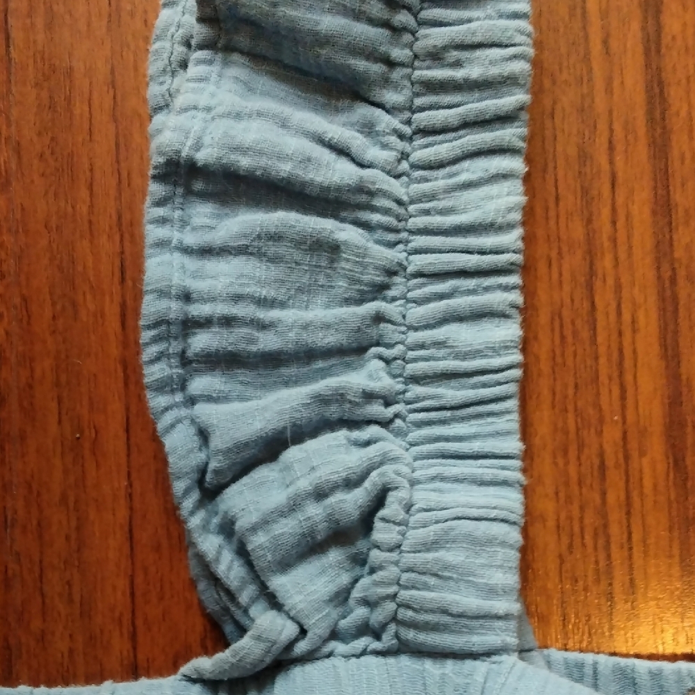SO Light Blue Ruffled Top - Picture 3 of 6